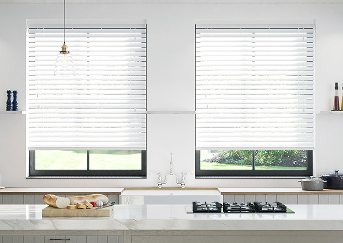 Ecowood, Brilliant White Satin - Venetian Blind - Image 3